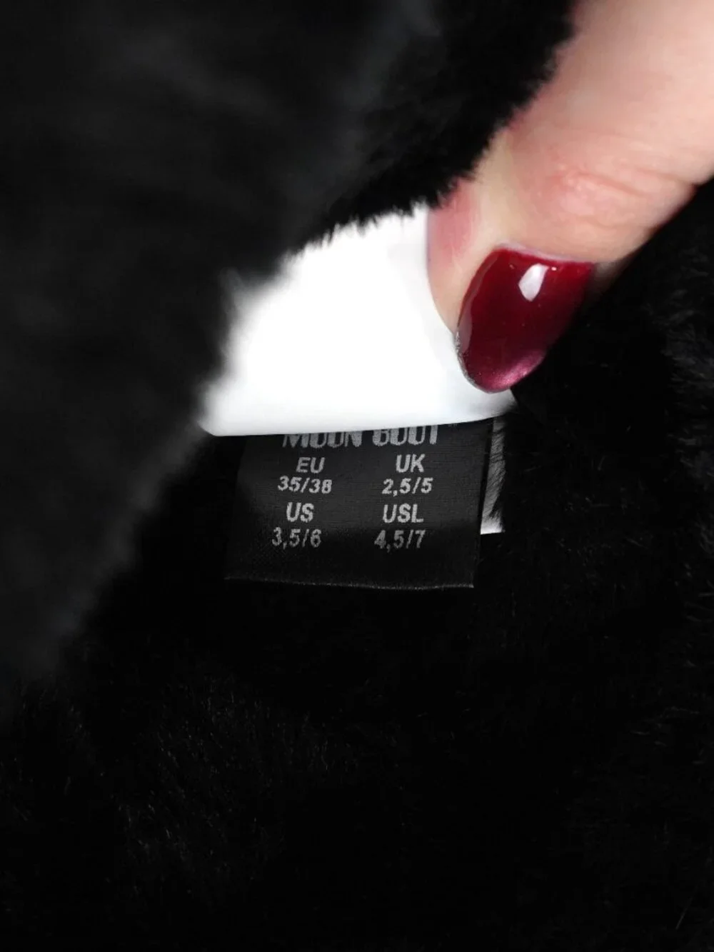 Moon Boot Icon Logo Faux-Fur Tall Boots In Black - Moon Boot Size 35/38